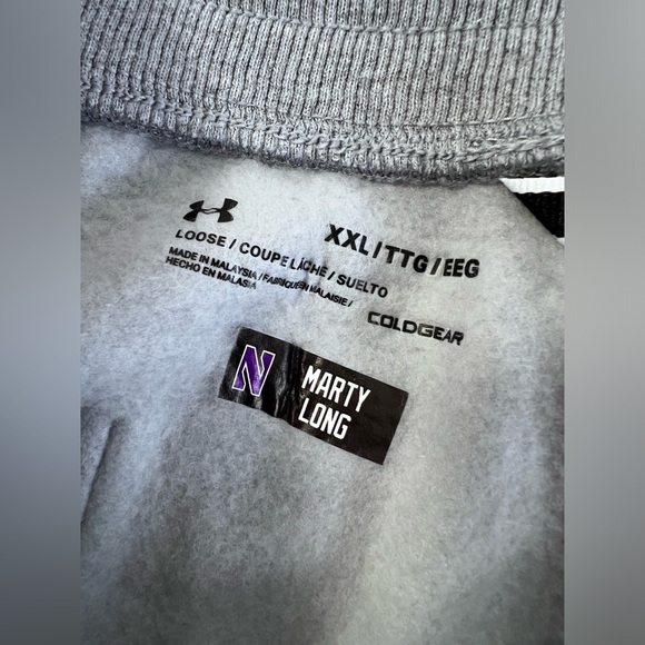 Under Armour Men’s Grey Wildcats Pants NWT Sz XXL Cold gear Marty Long - Picture 6 of 10